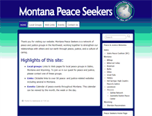 Tablet Screenshot of montanapeaceseekers.org